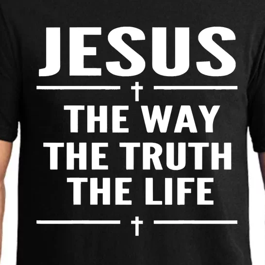 Jesus The Way Truth Life John 146 Christian Spiritual Women Pajama Set