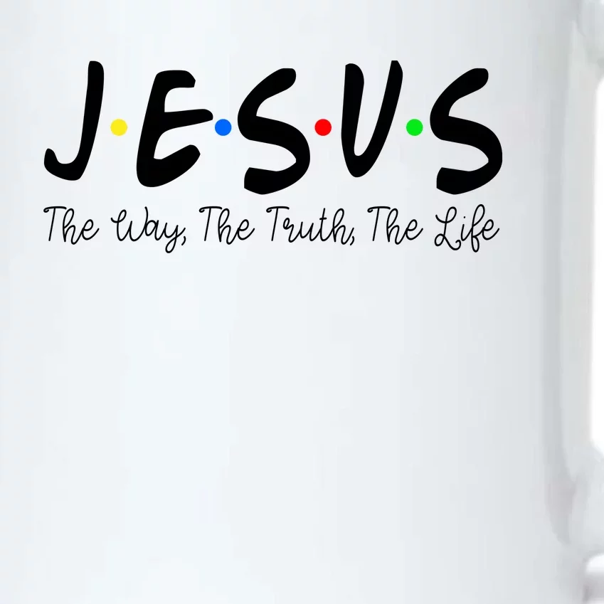 Jesus The Way The Truth The Life Christianity Black Color Changing Mug