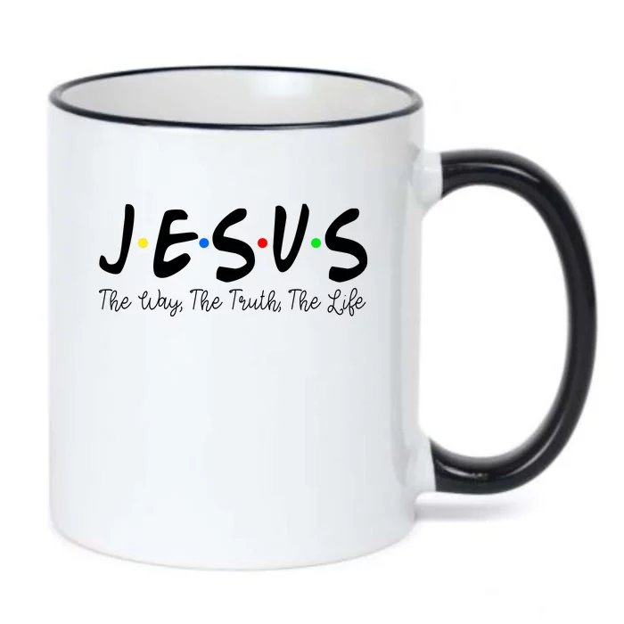 Jesus The Way The Truth The Life Christianity Black Color Changing Mug