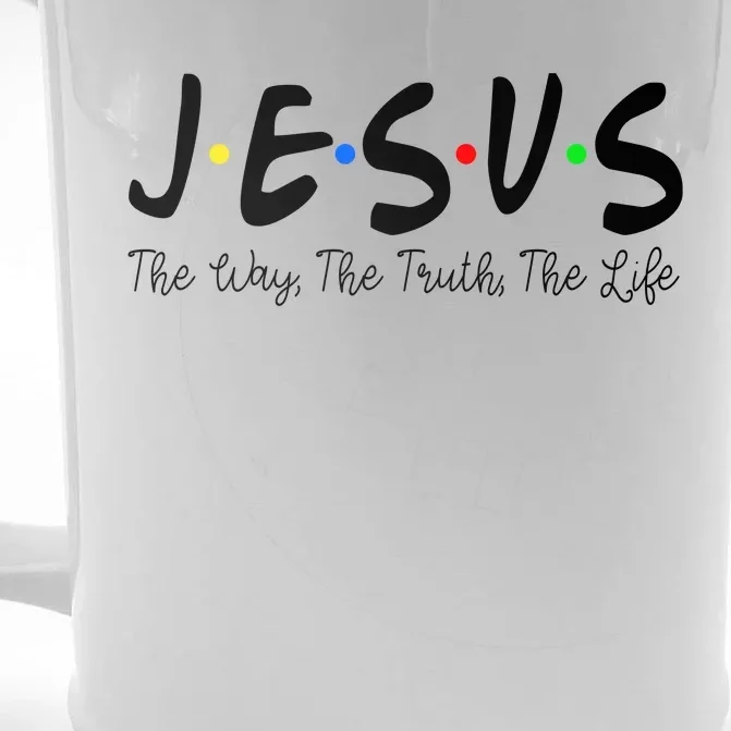 Jesus The Way The Truth The Life Christianity Front & Back Beer Stein