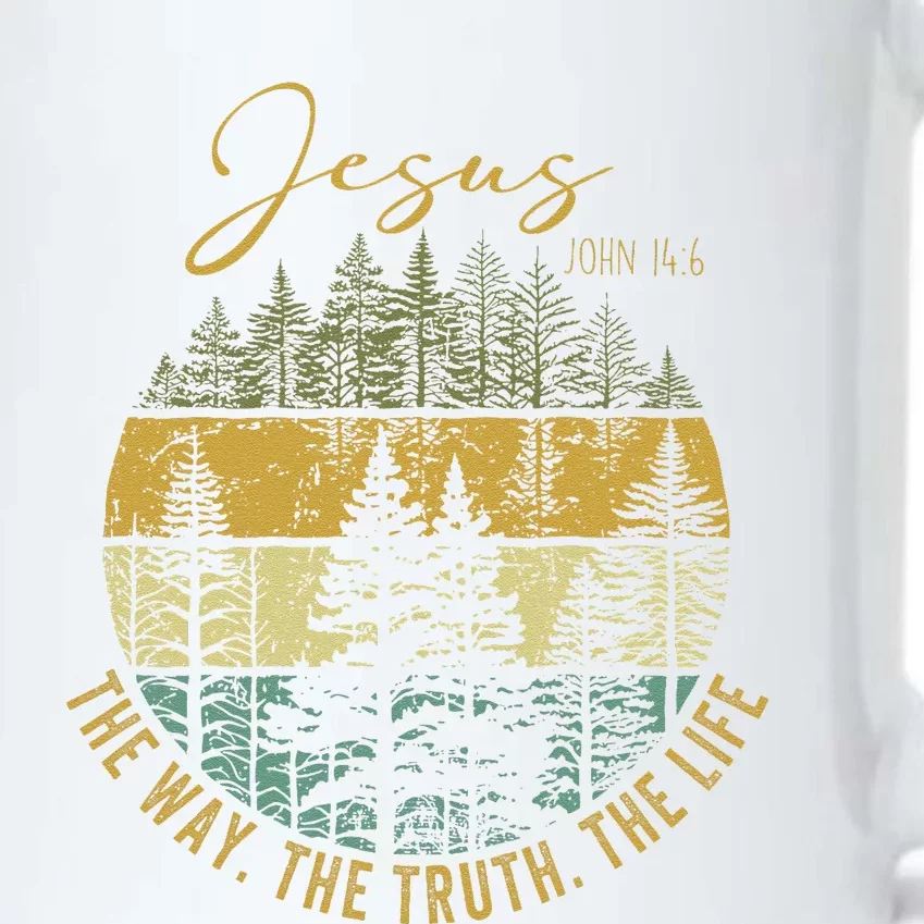 Jesus The Way Truth Life Christian Worship Black Color Changing Mug