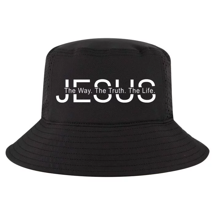 Jesus The Way The Truth The Life Cool Comfort Performance Bucket Hat