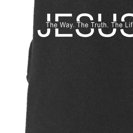 Jesus The Way The Truth The Life Doggie 3-End Fleece Hoodie