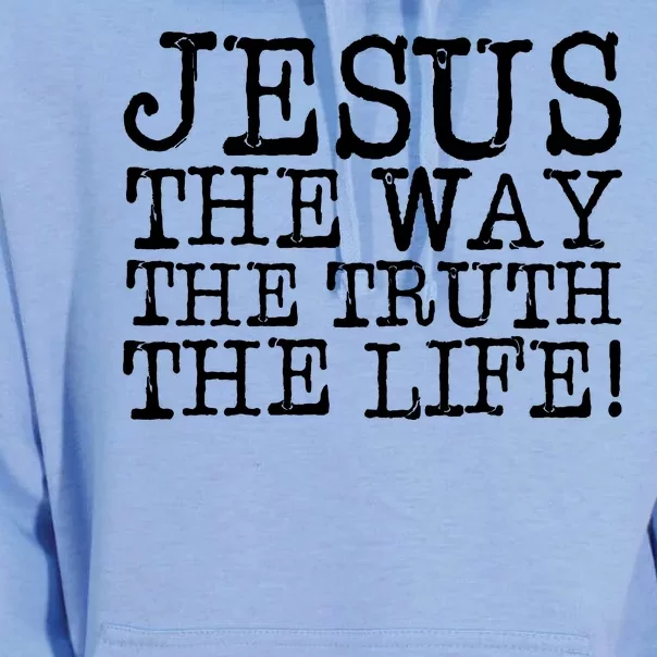 Jesus The Way The Truth The Life Unisex Surf Hoodie