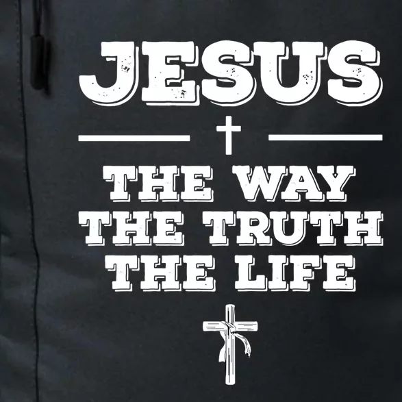 Jesus The Way The Truth The Life Christian Bible Verse Gift Daily Commute Backpack