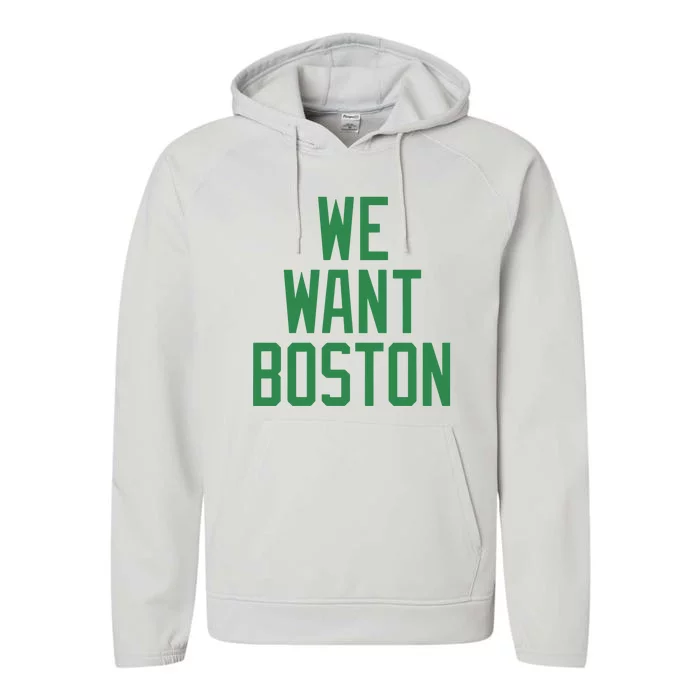 Jayson Tatum We Want Boston Performance Fleece Hoodie