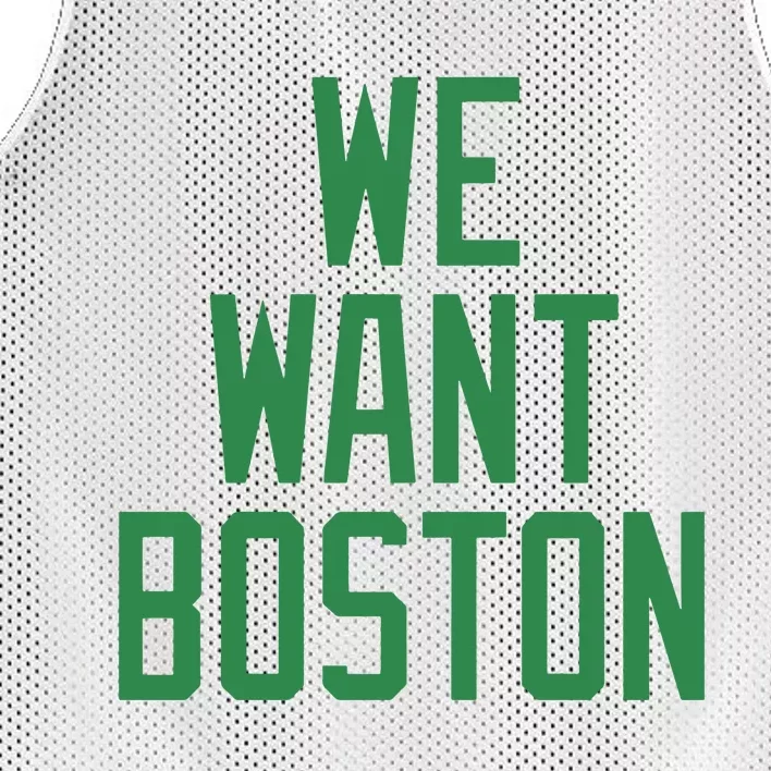 Jayson Tatum We Want Boston Mesh Reversible Basketball Jersey Tank