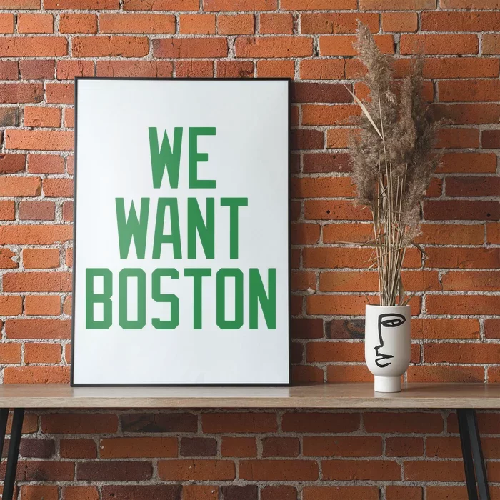 Jayson Tatum We Want Boston Poster