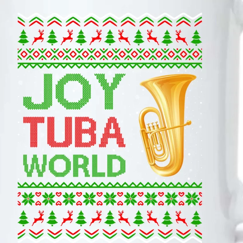 Joy Tuba World Music Lover Xmas Gift Ugly Tuba Christmas Black Color Changing Mug