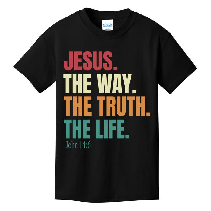 Jesus The Way The Truth The Life Gift Kids T-Shirt