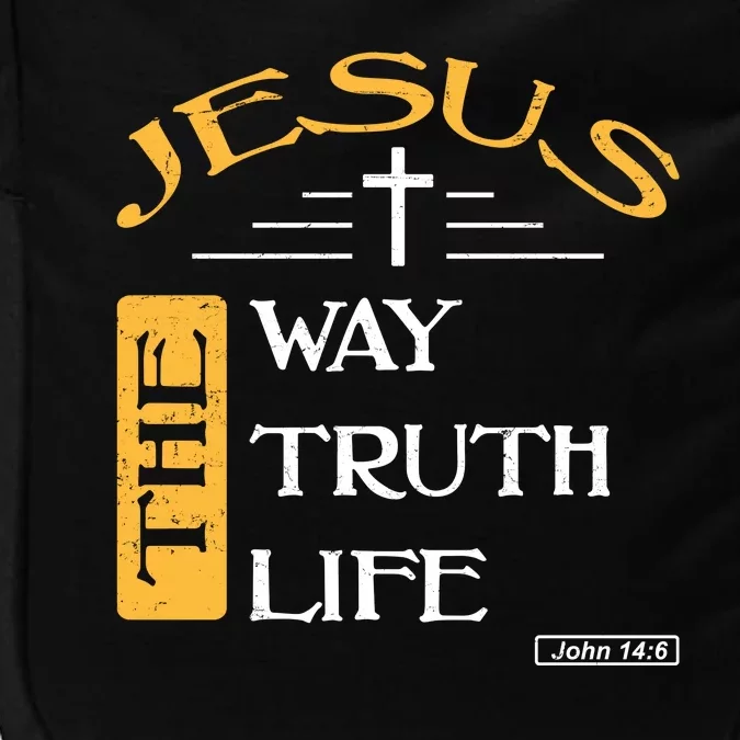 Jesus The Way Truth Life Christian Impact Tech Backpack