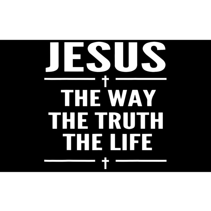 Jesus The Way Truth Life John 146 Christian Spiritual Women Bumper Sticker