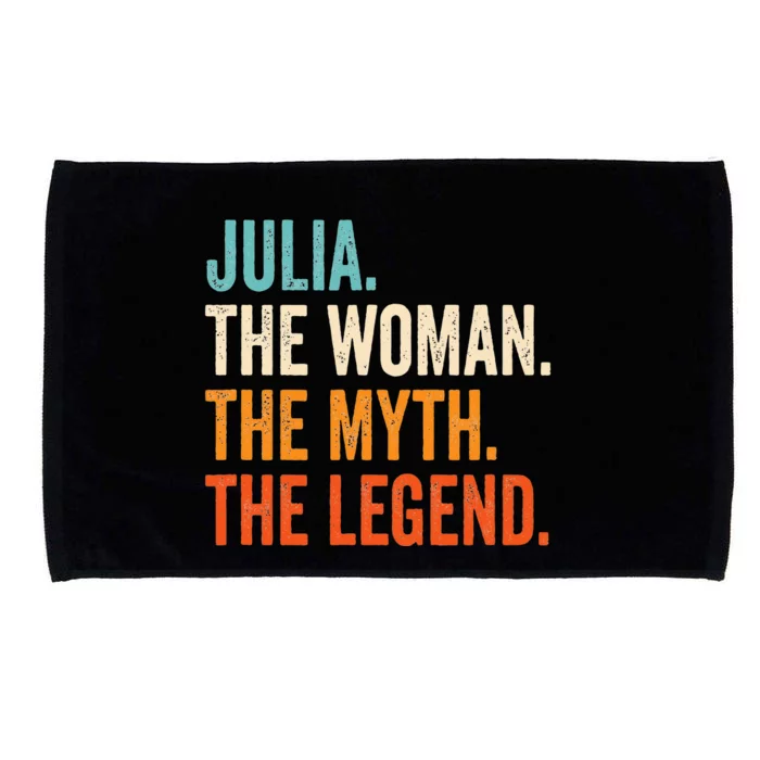 Julia The Woman The Myth The Legend First Name Julia Microfiber Hand Towel