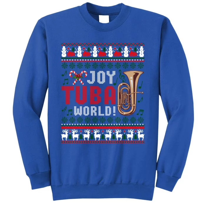 Joy Tuba World Funny Christmas Ugly Xmas Sweater Cool Gift Sweatshirt