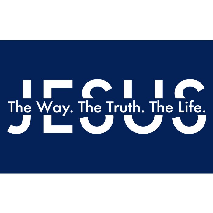 Jesus The Way The Truth The Life Bumper Sticker