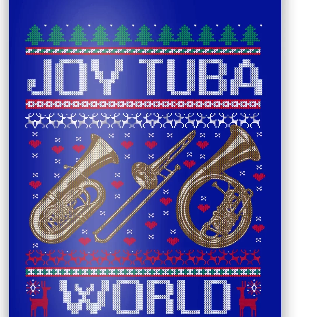 Joy Tuba World Music Lover Xmas Ugly Tuba Christmas Cool Gift Poster