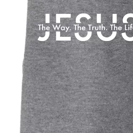 Jesus The Way The Truth The Life Doggie 3-End Fleece Hoodie