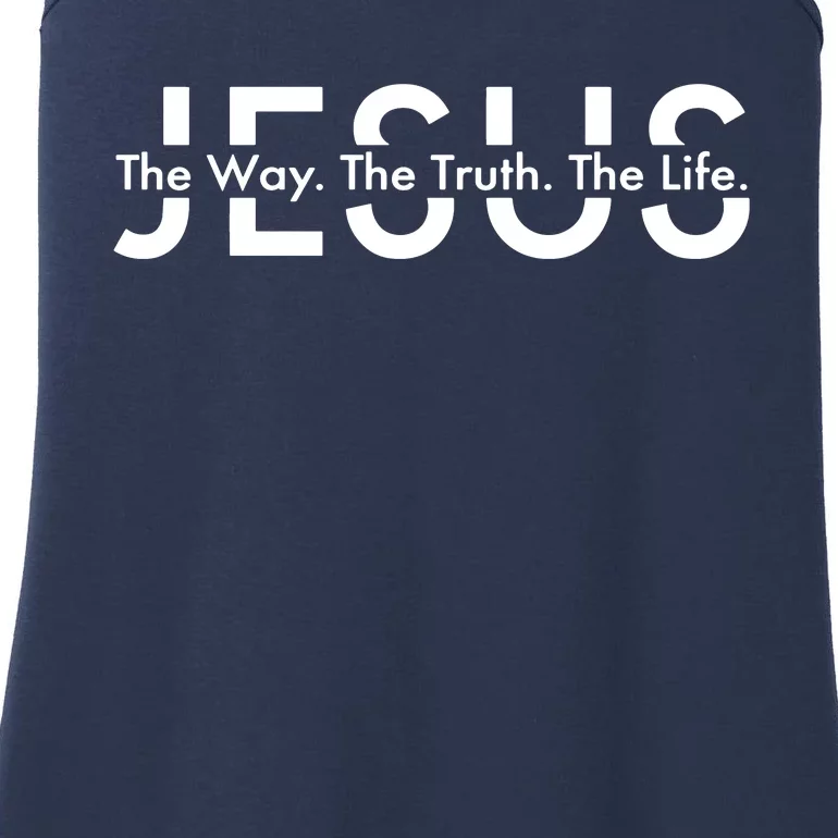 Jesus The Way The Truth The Life Ladies Essential Tank