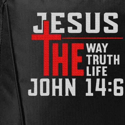 Jesus The Way Truth Life John 146 Christian Spiritual City Backpack