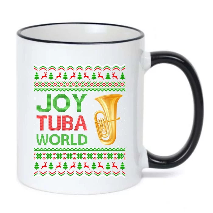 Joy Tuba World Music Lover Xmas Gift Ugly Tuba Christmas Gift Black Color Changing Mug