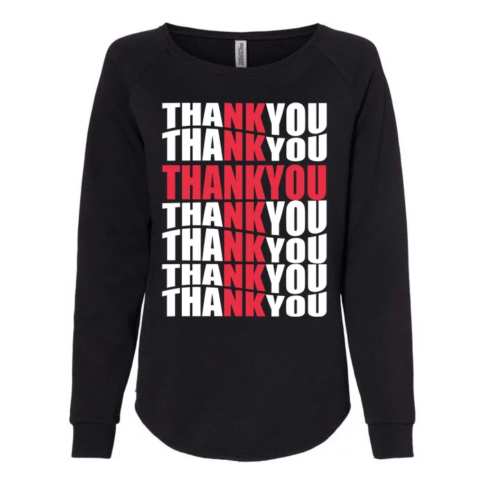 Jesus Thank You Cross Lord Savior Christian Love Religious Womens California Wash Sweatshirt