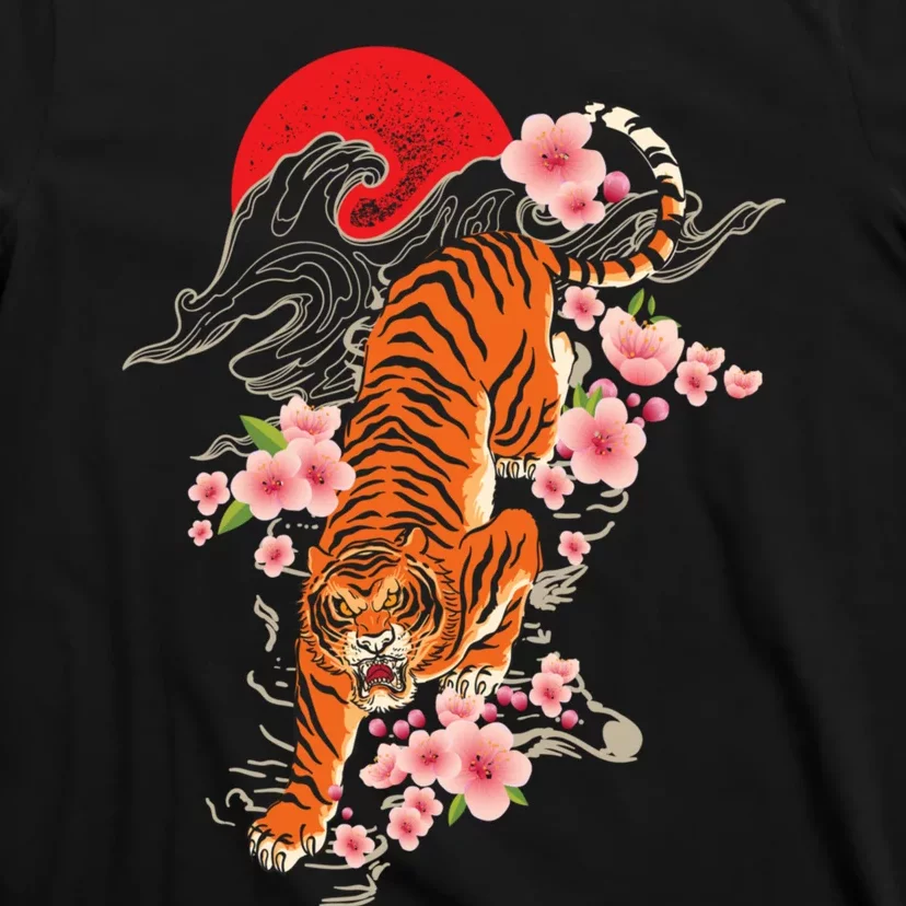 Japanese Tiger Zoologist Wild Animal Zoo Lover Safari T-Shirt