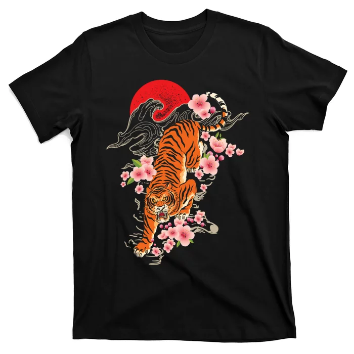 Japanese Tiger Zoologist Wild Animal Zoo Lover Safari T-Shirt