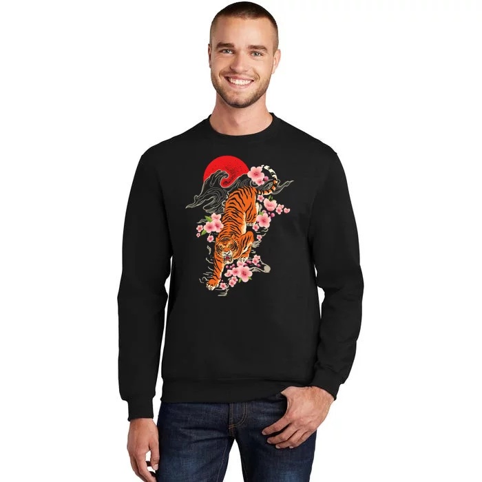 Japanese Tiger Zoologist Wild Animal Zoo Lover Safari Tall Sweatshirt