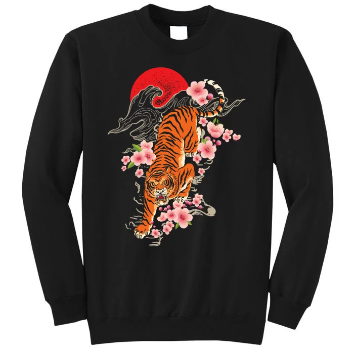 Japanese Tiger Zoologist Wild Animal Zoo Lover Safari Tall Sweatshirt