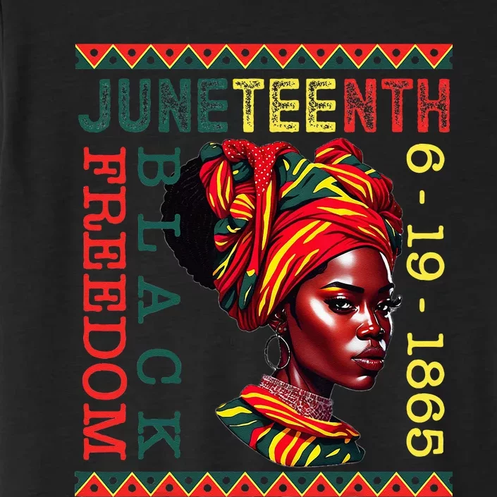 Juneteenth USA African American Melanin Black History Month ChromaSoft Performance T-Shirt