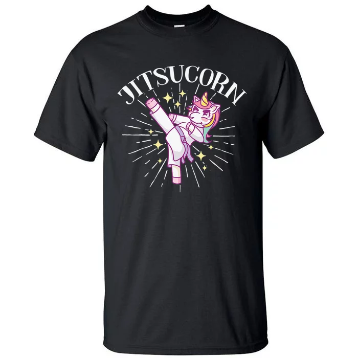 Jitsucorn Unicorn Brazilian Jiu Jitsu BJJ Tall T-Shirt