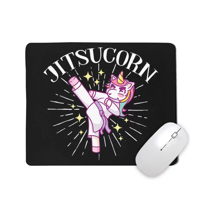 Jitsucorn Unicorn Brazilian Jiu Jitsu BJJ Mousepad