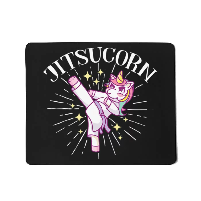 Jitsucorn Unicorn Brazilian Jiu Jitsu BJJ Mousepad