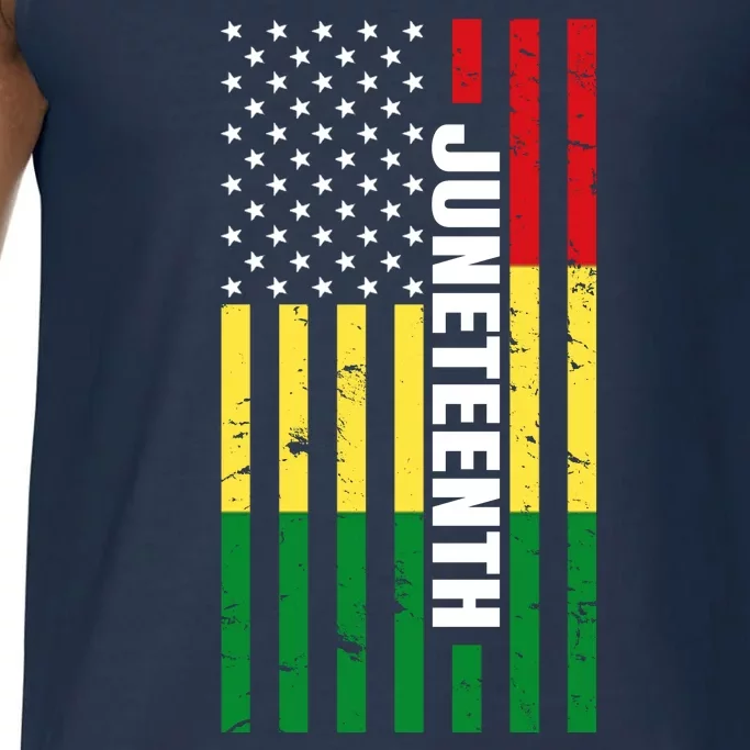 Juneteenth USA Black History Month Flag Comfort Colors® Tank Top