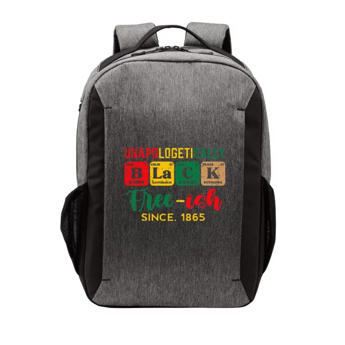 Juneteenth Unapologetically Black Periodic Vector Backpack