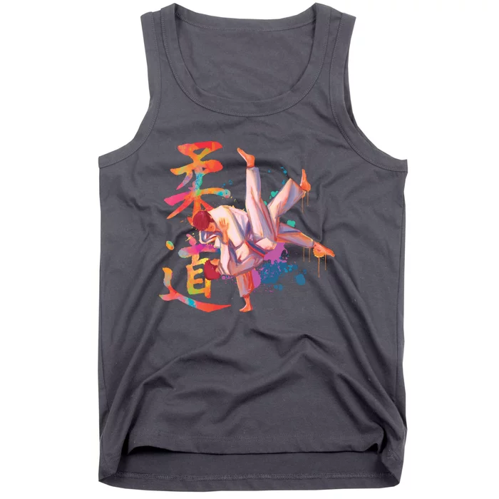 Judo Martial Arts Watercolor Tank Top