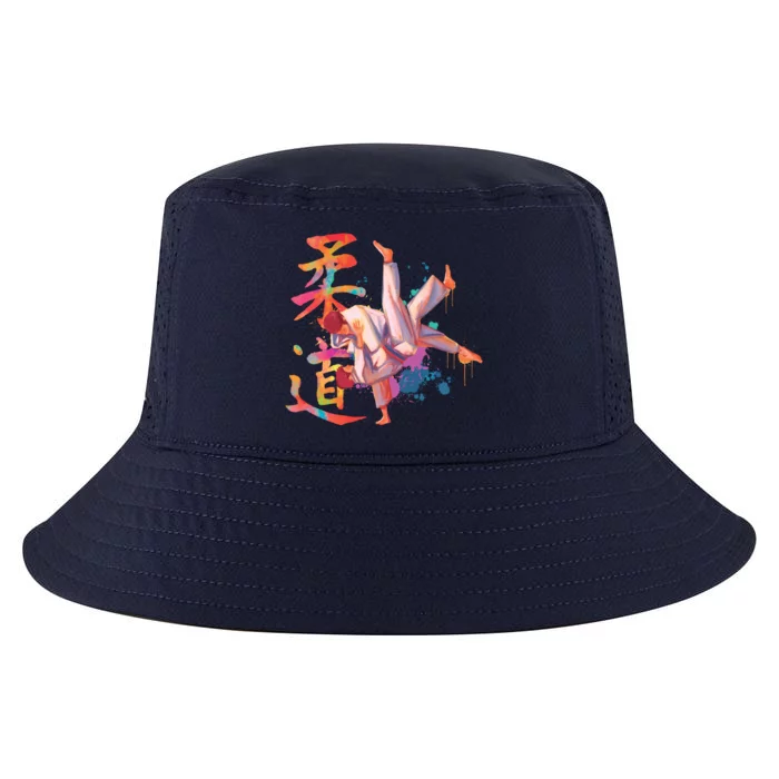 Judo Martial Arts Watercolor Cool Comfort Performance Bucket Hat