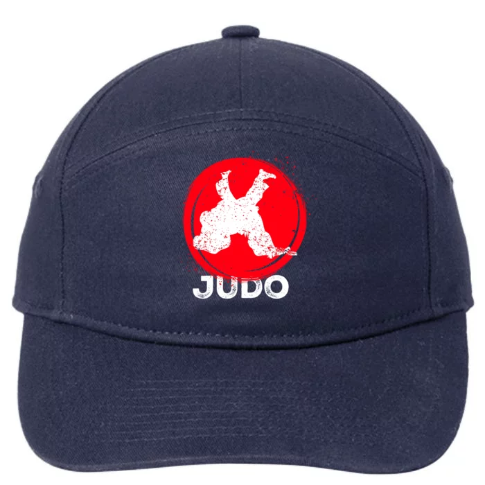 JUDO Olympic Sports Stylized Distressed 7-Panel Snapback Hat