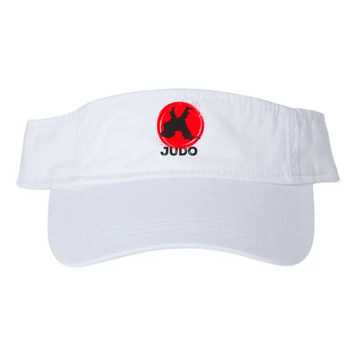 JUDO Olympic Sports Stylized Distressed Valucap Bio-Washed Visor