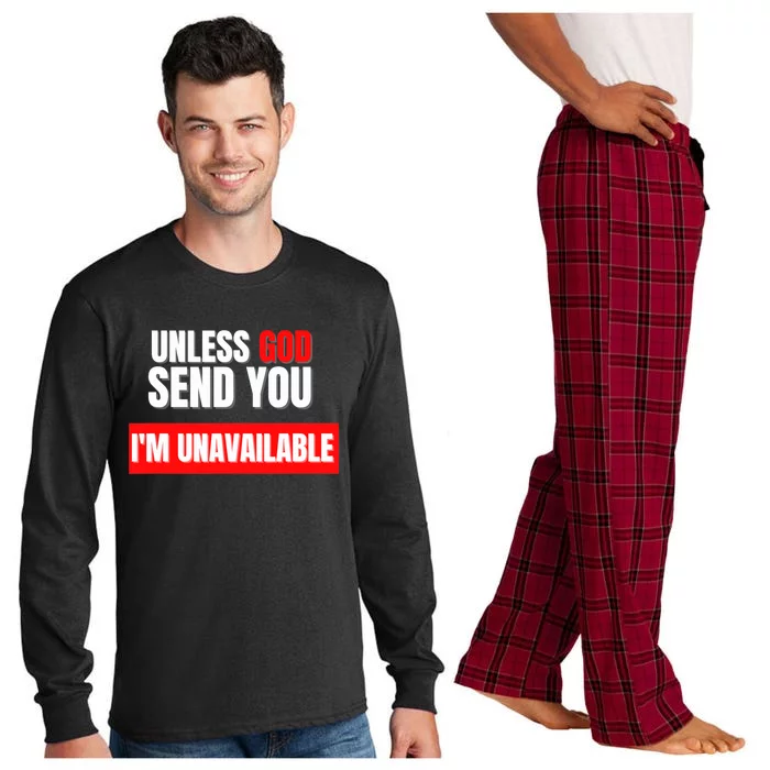 Jesus Unless God Send You Religion Christianity Jesus Long Sleeve Pajama Set