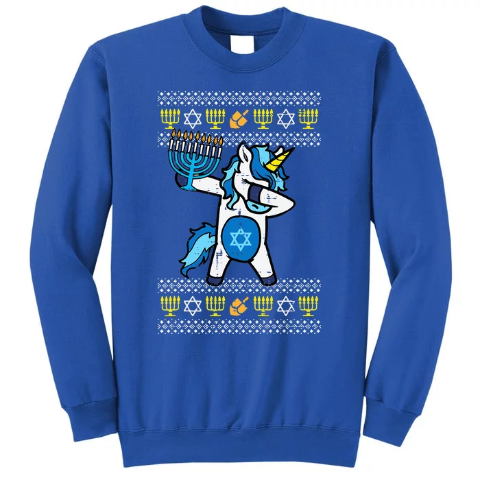 Jewish Unicorn Jewnicorn Hanukkah Chanukah Tall Sweatshirt