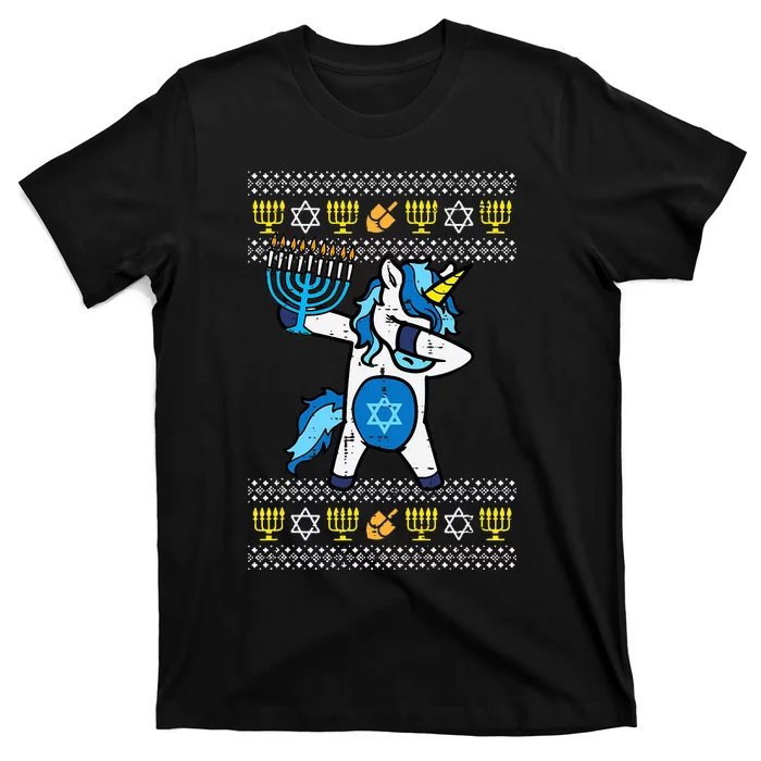 Jewish Unicorn Jewnicorn Hanukkah Chanukah T-Shirt