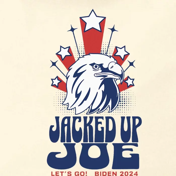 Jacked Up Joe 2024 Vote Biden President Zip Tote Bag