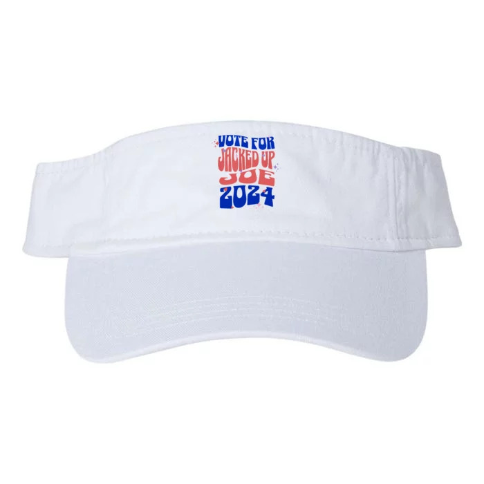 Jacked Up Joe 2024 Vote Biden President Political Valucap Bio-Washed Visor