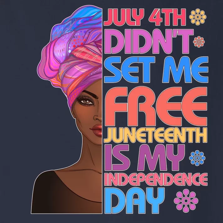 July 4th Didn't Set Me Free Juneteenth Toddler Long Sleeve Shirt