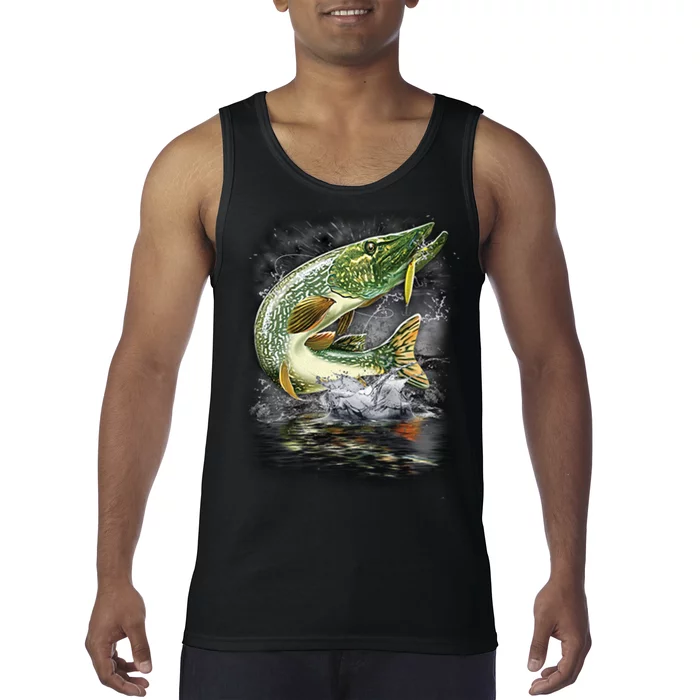 Jumping Pike - Fishing Tank Top