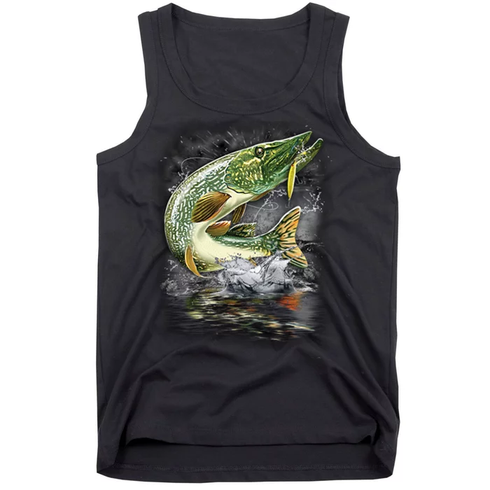 Jumping Pike - Fishing Tank Top