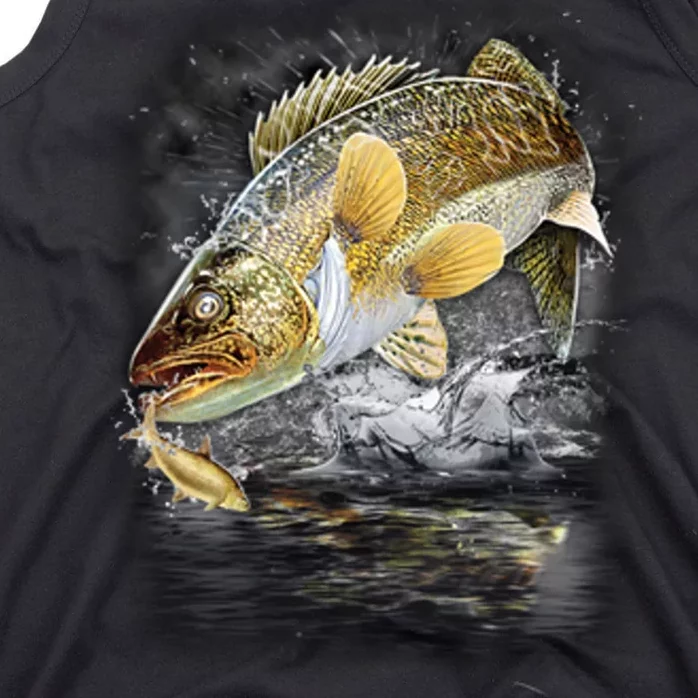 Jumping Walleye - Fishing Tank Top