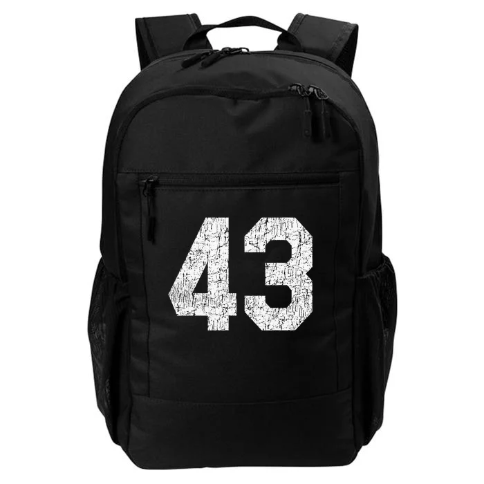 Jersey Uniform Number 43 Athletic Style Sports Daily Commute Backpack