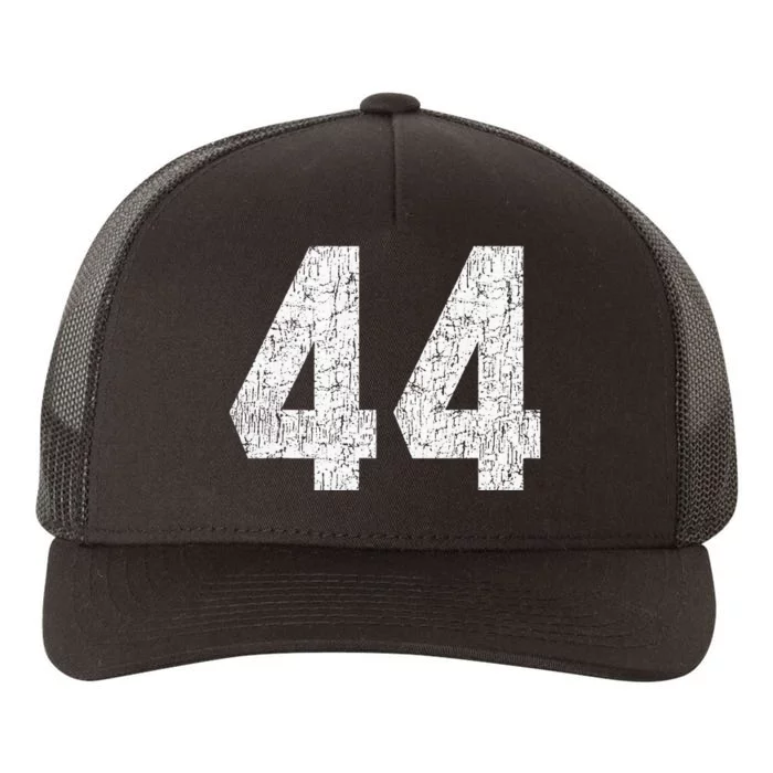 Jersey Uniform Number 44 Athletic Style Sports Graphic Yupoong Adult 5-Panel Trucker Hat